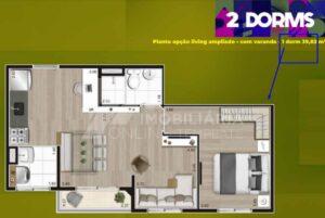 Planta 39m 1D Varanda