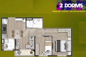 Planta 39m 2D Varanda