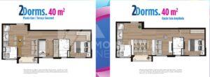 STAZ BARRA FUNDA Planta Tipo e Ampliada _ 40m²